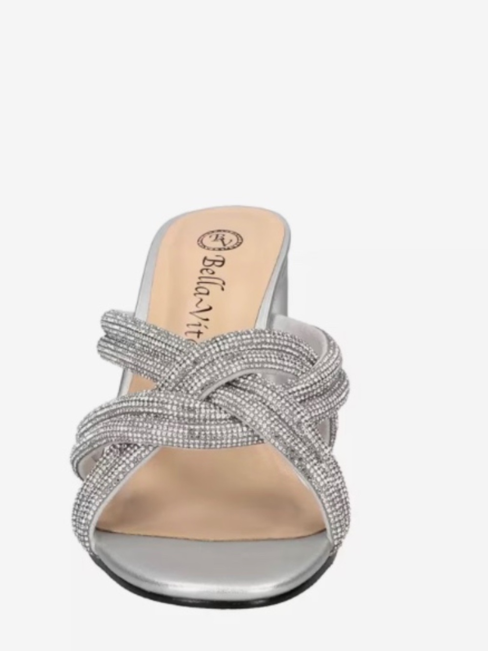 Bella Vita┆10W┆NWB Carmen Heel┆Silver Metallic┆353
